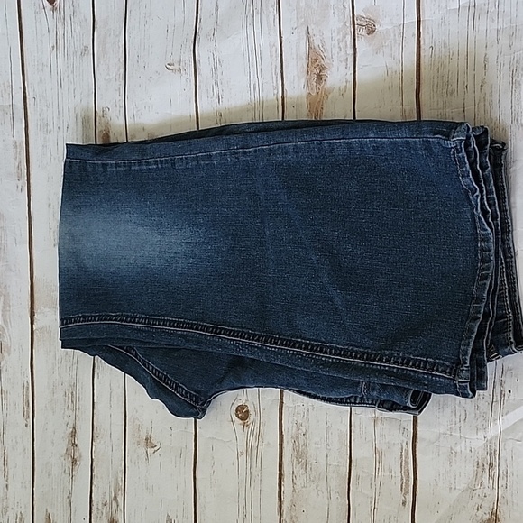 Riders by Lee Medium Wash Flare Jeans with Back Flap Pockets Size 16L - Picture 4 of 11